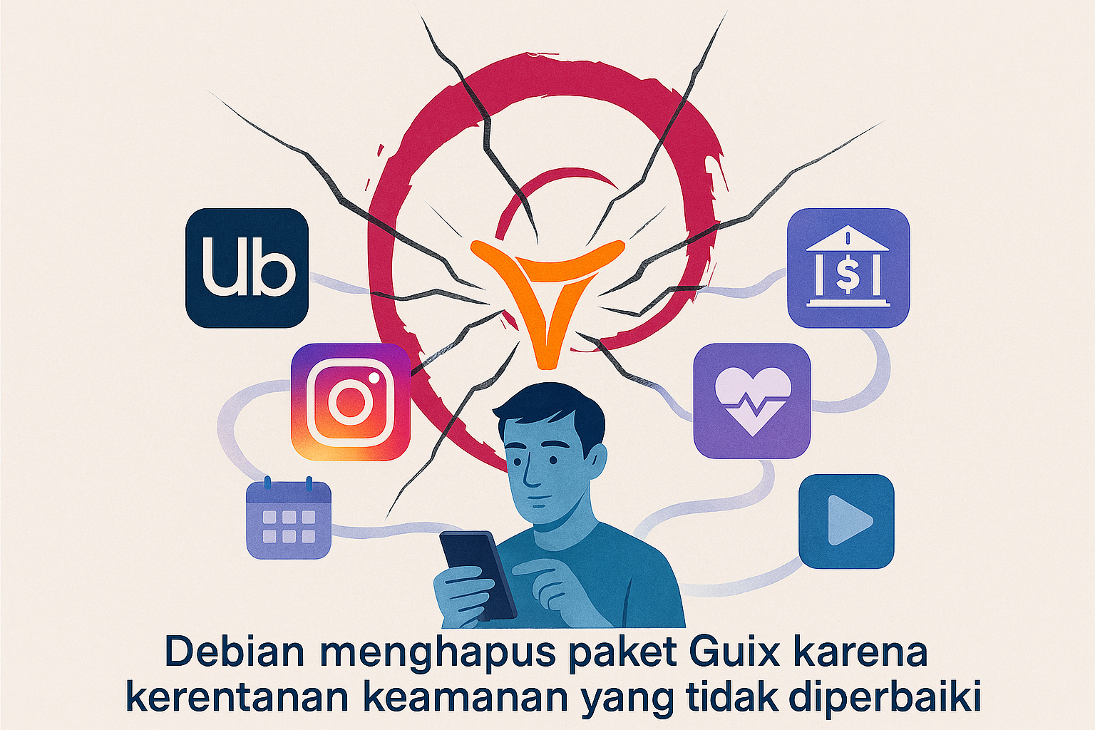 Guix Dihapus dari Debian Akibat Celah Keamanan